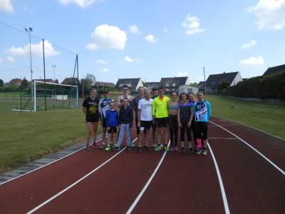 Fin de séance ce samedi,(6 x 150,200,300m)pour Lucie,3 x3000m pour Edouard,2 x 2000m pour les autres